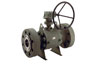 Metal seated ball valve