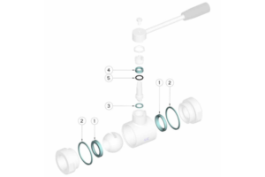 SPARE SEALS KIT FOR BALL VALVE – STANDARD SEALS