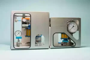 Air driven high pressure test system