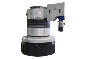 Loading bellows for loading barges or ships