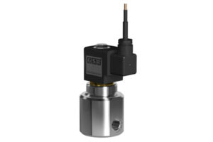 2/2-way solenoid valve with piston seal pilot operated