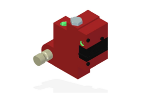 Vacuum Check Valve VT-1H Vacustat with COAX, G threads, Lock pin 16, Left hand connection